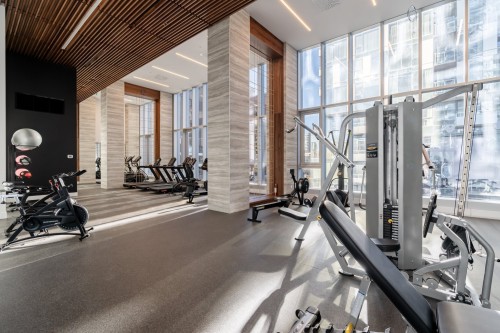 Exercise Room - 1310-1500 Boul. René-Lévesque O., Montréal (Ville-Marie), QC - Indoor Photo Showing Gym Room