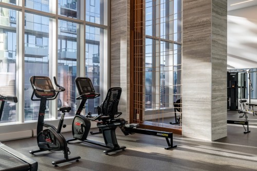 Exercise Room - 1310-1500 Boul. René-Lévesque O., Montréal (Ville-Marie), QC - Indoor Photo Showing Gym Room
