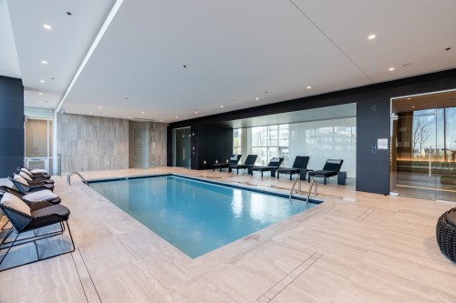 Pool - 1310-1500 Boul. René-Lévesque O., Montréal (Ville-Marie), QC - Indoor Photo Showing Other Room With In Ground Pool