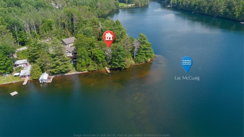 Aerial View - 68 Ch. Stephens, Otter Lake, QC - Outdoor With Body Of Water With View