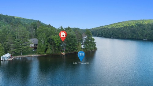 Aerial View - 68 Ch. Stephens, Otter Lake, QC - Outdoor With Body Of Water With View