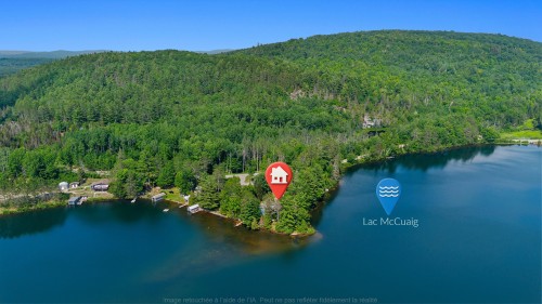 Aerial View - 68 Ch. Stephens, Otter Lake, QC - Outdoor With Body Of Water With View