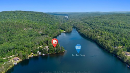 Aerial View - 68 Ch. Stephens, Otter Lake, QC - Outdoor With Body Of Water With View