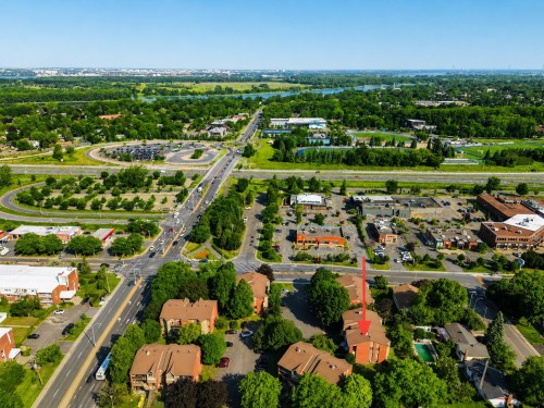 Aerial View - 516 Place Samuel-De Champlain, Boucherville, QC - Outdoor With View