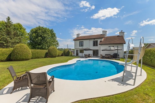Vue d'ensemble - 240 Rue Bissonnette, Papineauville, QC - Outdoor With In Ground Pool With Backyard
