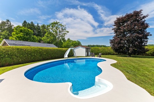 Vue d'ensemble - 240 Rue Bissonnette, Papineauville, QC - Outdoor With In Ground Pool With Backyard