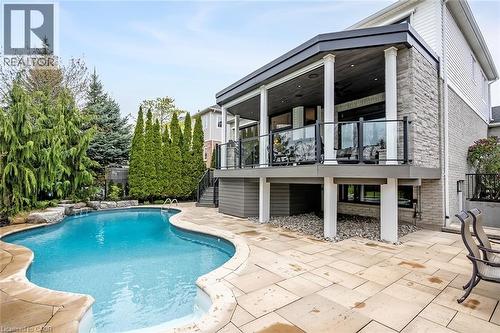4285 Couples Crescent, Burlington, ON - Outdoor With In Ground Pool With Deck Patio Veranda