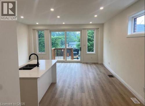 48 Melbourne Street, Hamilton, ON - Indoor Photo Showing Kitchen With Double Sink