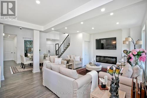 62 Simcoe Road, Ramara, ON - Indoor Photo Showing Living Room With Fireplace