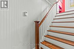 Stairs to fully finished lower walk-out level. - 