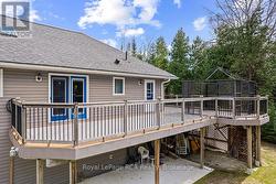 650 sq ft raised deck - 