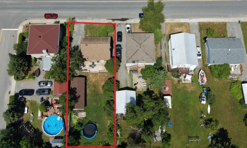 Aerial View - 292 4E Avenue E., Amos, QC -  With View