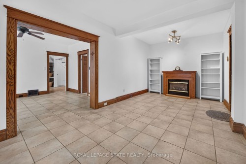 169 Emerald Street S, Hamilton, ON - Indoor With Fireplace