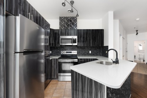 Kitchen - 406-4545 Av. Girouard, Montréal (Côte-Des-Neiges/Notre-Dame-De-Grâce), QC - Indoor Photo Showing Kitchen With Upgraded Kitchen