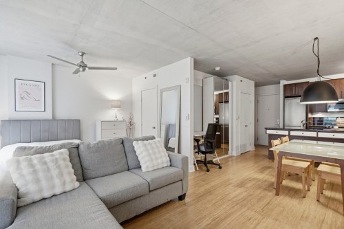 Overall view - 343-950 Rue Notre-Dame O., Montréal (Le Sud-Ouest), QC - Indoor Photo Showing Living Room