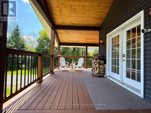 127 Burnetts Road, Mckellar, ON - Outdoor With Deck Patio Veranda With Exterior
