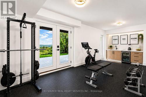 50 Oak Avenue, Hamilton, ON - Indoor Photo Showing Gym Room