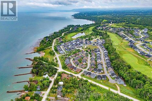 Lora Bay Aerial View - 113 Dory Row, Blue Mountains, ON - Outdoor With Body Of Water With View