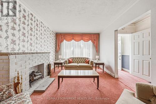 2345 Gibbon Street, Burlington, ON - Indoor Photo Showing Living Room With Fireplace