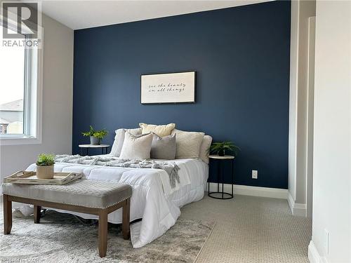 Photos from another Jeffrey Model - for illustration purposes only - 183 Craddock Boulevard, Jarvis, ON - Indoor Photo Showing Bedroom