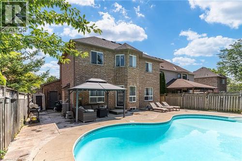 90 Davidson Boulevard, Dundas, ON - Outdoor With In Ground Pool With Deck Patio Veranda