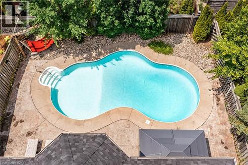 90 Davidson Boulevard, Dundas, ON - Outdoor With In Ground Pool With Deck Patio Veranda