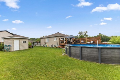 Extérieur - 43 Imp. Moïse-Gauthier, Gatineau (Buckingham), QC - Outdoor With Above Ground Pool With Backyard With Exterior