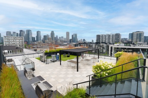 Terrasse - 808-1616 Rue Des Bassins, Montréal (Le Sud-Ouest), QC - Outdoor With View