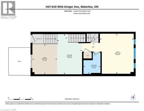 Floor plan - 619 Wild Ginger Avenue Unit# H47, Waterloo, ON - Other