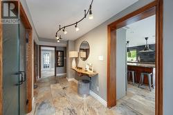 Large Foyer with Glass Closet - 