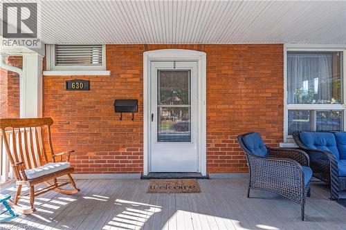 Exterior entry - 630 Lawrence Street, Cambridge, ON - Outdoor With Deck Patio Veranda With Exterior
