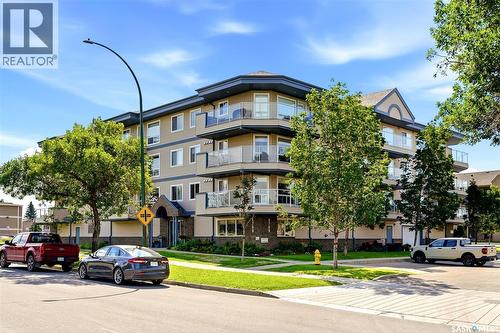 303 6709 Rochdale Boulevard, Regina, SK - Outdoor With Balcony With Facade
