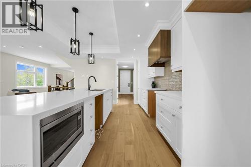 Photo from Cayuga Dedrick Model - Photo for illustration purposes only - 92 Craddock Boulevard, Jarvis, ON - Indoor Photo Showing Kitchen With Upgraded Kitchen