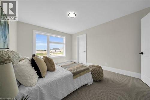 Photo from Cayuga Dedrick Model - Photo for illustration purposes only - 92 Craddock Boulevard, Jarvis, ON - Indoor Photo Showing Bedroom