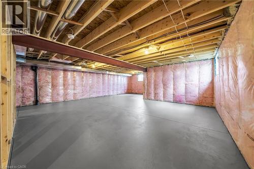 Photo from Cayuga Dedrick Model - Photo for illustration purposes only - 92 Craddock Boulevard, Jarvis, ON - Indoor Photo Showing Basement