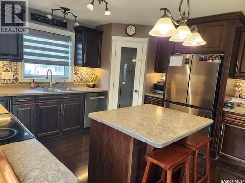 505 Cardinal Court, Shellbrook, SK - Indoor Photo Showing Kitchen With Double Sink
