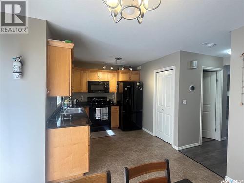 207 303 Slimmon Place, Saskatoon, SK - Indoor Photo Showing Kitchen With Double Sink