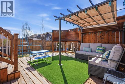 983 Pringle Cove, Saskatoon, SK - Outdoor With Deck Patio Veranda With Exterior