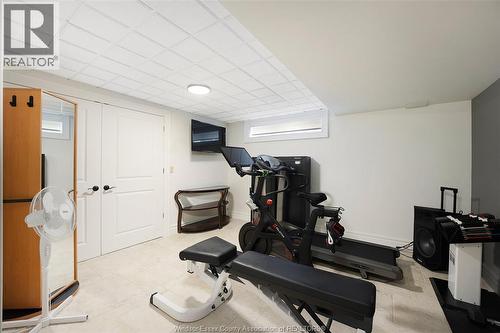 1740 Caille Avenue, Lakeshore, ON - Indoor Photo Showing Gym Room