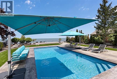 1740 Caille Avenue, Lakeshore, ON - Outdoor With In Ground Pool With Backyard