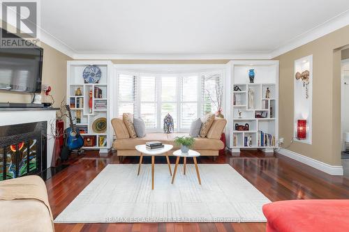193 Pine Cove Road, Burlington, ON - Indoor Photo Showing Living Room With Fireplace