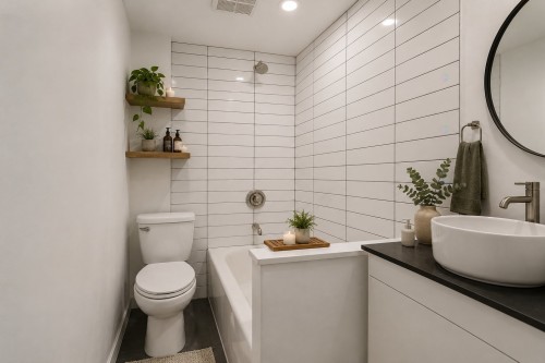 Bathroom - 1458 Av. De La Salle, Montréal (Mercier/Hochelaga-Maisonneuve), QC - Indoor Photo Showing Bathroom