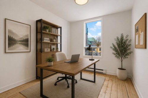 Office - 1458 Av. De La Salle, Montréal (Mercier/Hochelaga-Maisonneuve), QC - Indoor Photo Showing Office