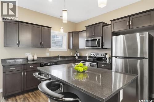 1216 Pringle Way, Saskatoon, SK - Indoor Photo Showing Kitchen With Double Sink
