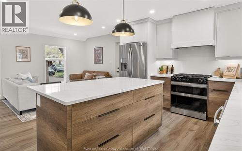 214 Coronado, Tecumseh, ON - Indoor Photo Showing Kitchen With Upgraded Kitchen