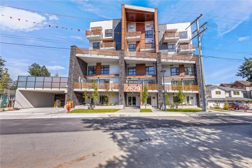 #604-2629 Millstream Rd, Langford, BC - Outdoor With Balcony With Facade