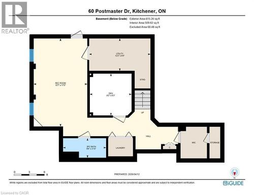 Floor plan - 60 Postmaster Drive, Kitchener, ON - Other