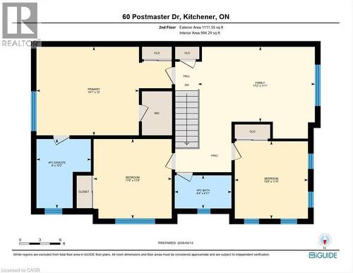 Floor plan - 60 Postmaster Drive, Kitchener, ON - Other