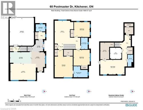 Floor plan - 60 Postmaster Drive, Kitchener, ON - Other