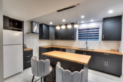 Kitchen - 1273  - 1277 Rue Jasmin, Laval (Chomedey), QC - Indoor Photo Showing Kitchen With Double Sink